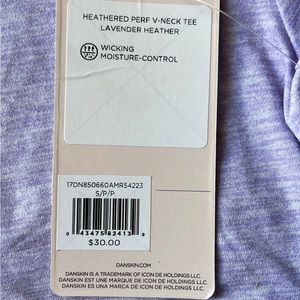 Danskin wicking v neck T shirt